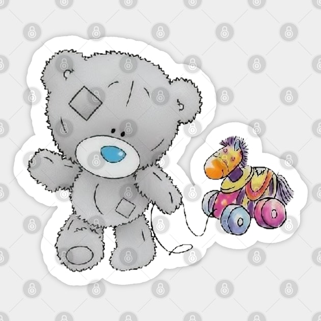 Teddy Bear No.2 Sticker by longford